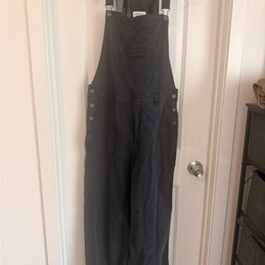 American Eagle Charcoal Overalls